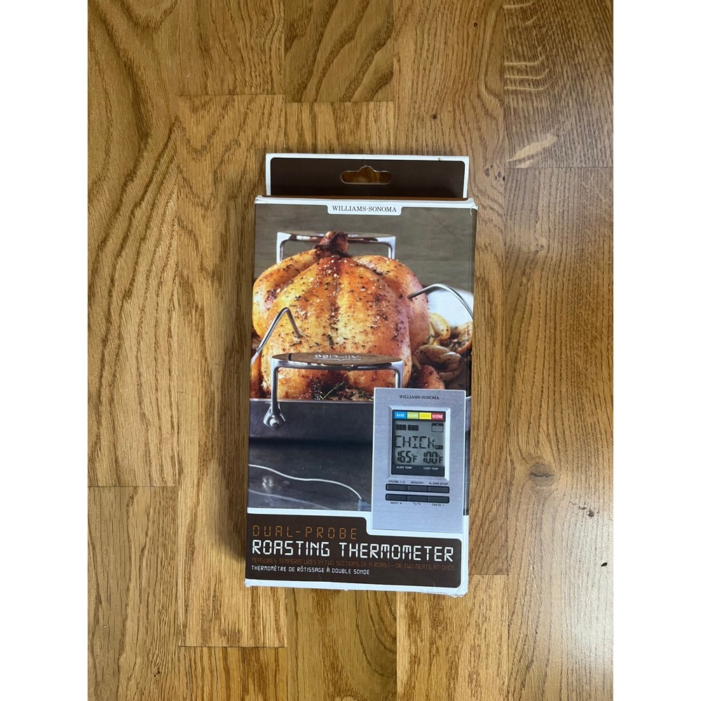 Williams Sonoma Dual Probe‎ Roasting Thermometer Kitchen Cooking